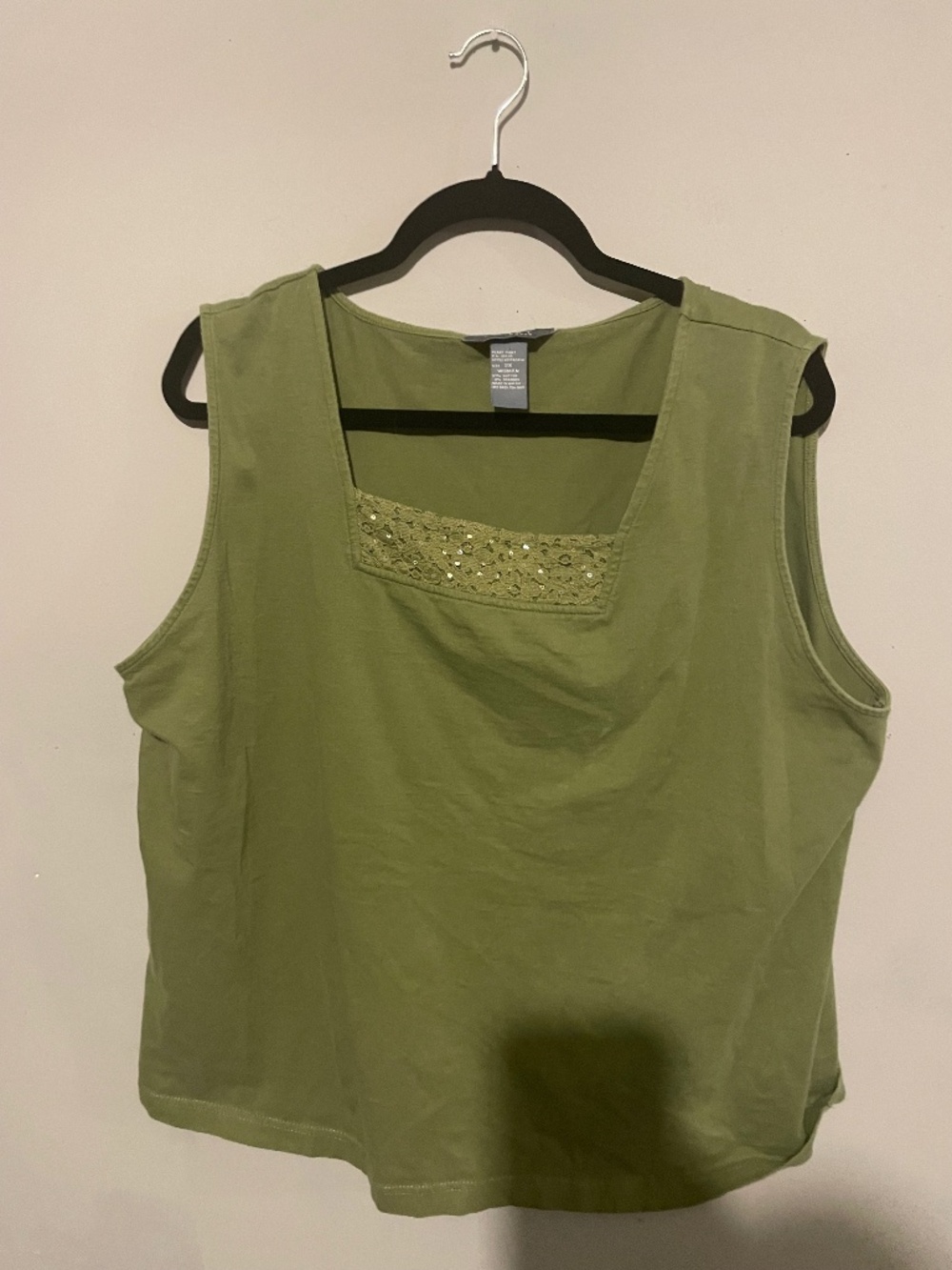 Koret women’s size 2X olive green tank top